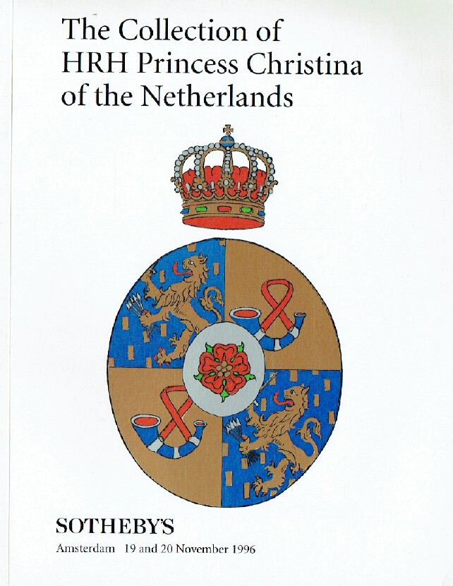Sothebys November 1996 Collection of HRH Princess Christina etc,.(Digital only)