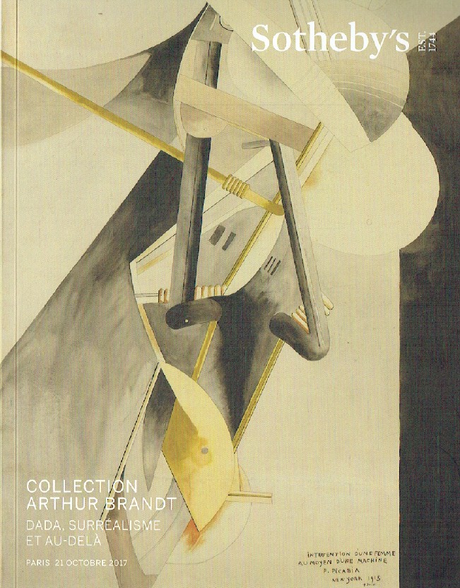 Sothebys October 2017 Arthur Brandt Collection of Dada, Surrealism