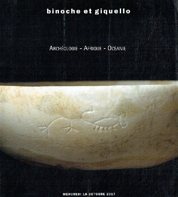 Binoche et Giquello October 2017 Antiquities, Africa & Oceania - Click Image to Close