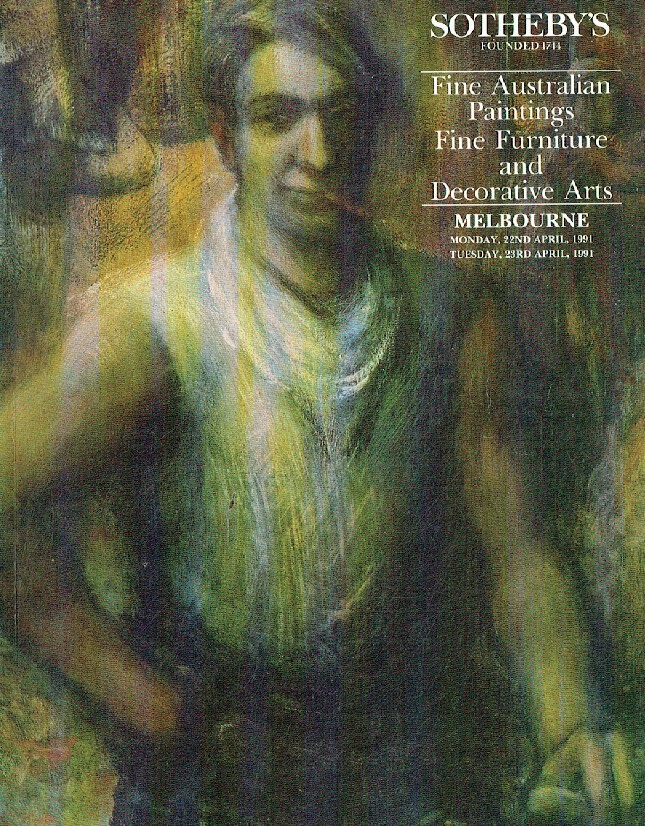 Sothebys April 1991 Fine Australian Paintings, Fine Furniture & Decorative Arts - Click Image to Close