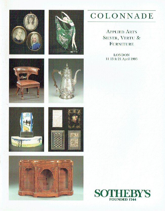Sothebys April 1995 Applied Arts Silver, Vertu & Furniture