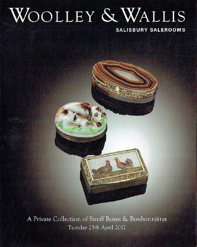Woolley & Wallis April 2017 Private Collection of Snuff Boxes & Bonbonnieres