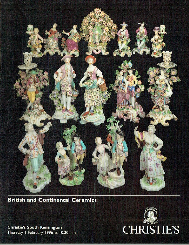 Christies February 1996 British & Continental Ceramics