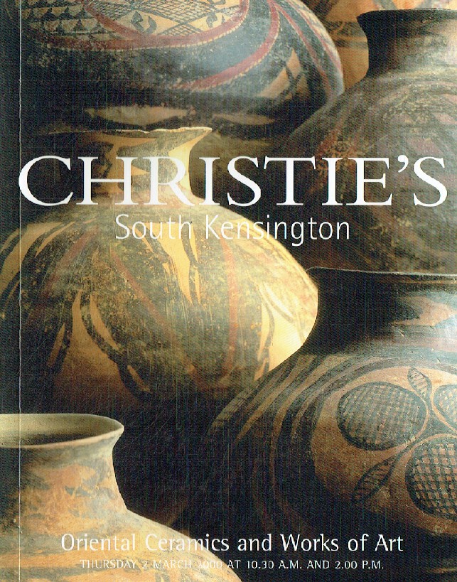 Christies March 2000 Oriental Ceramics & Works of Art