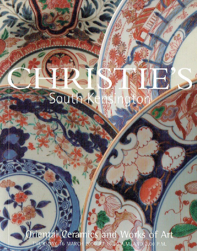 Christies March 2000 Oriental Ceramics & Works of Art