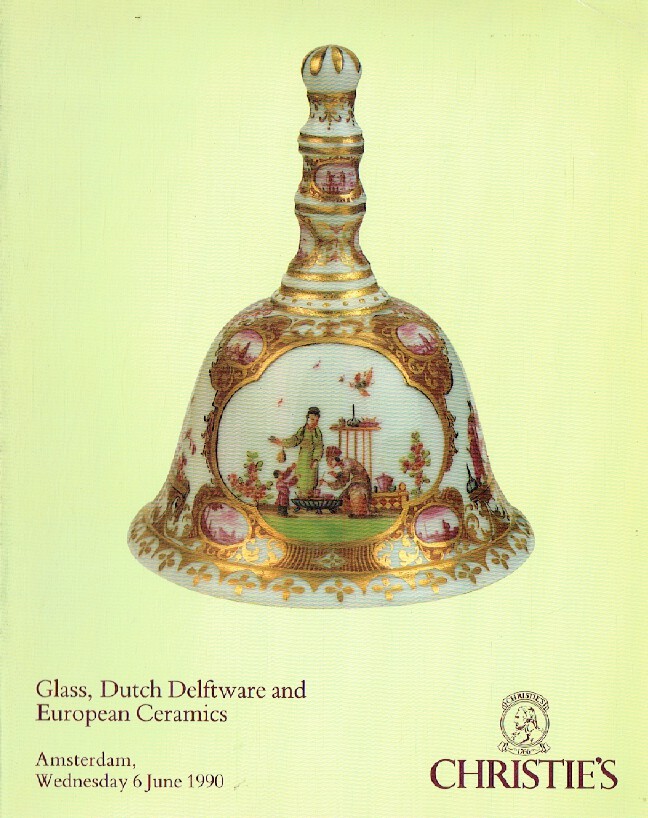 Christies June 1990 Glass, Dutch Delftware & European Ceramics