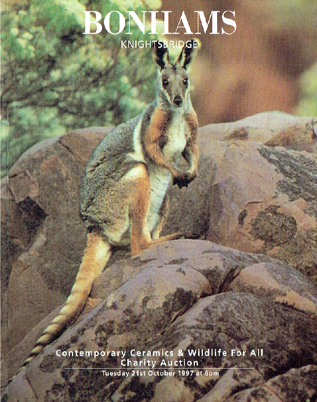 Bonhams October 1997 Contemporary Ceramics & Wildlife