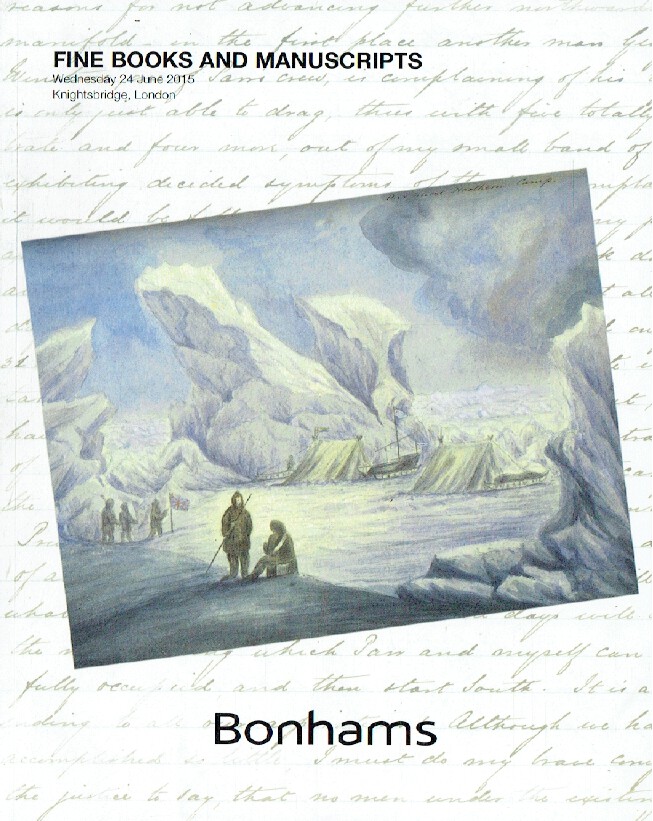 Bonhams June 2015 Fine Books & Manuscripts - Click Image to Close