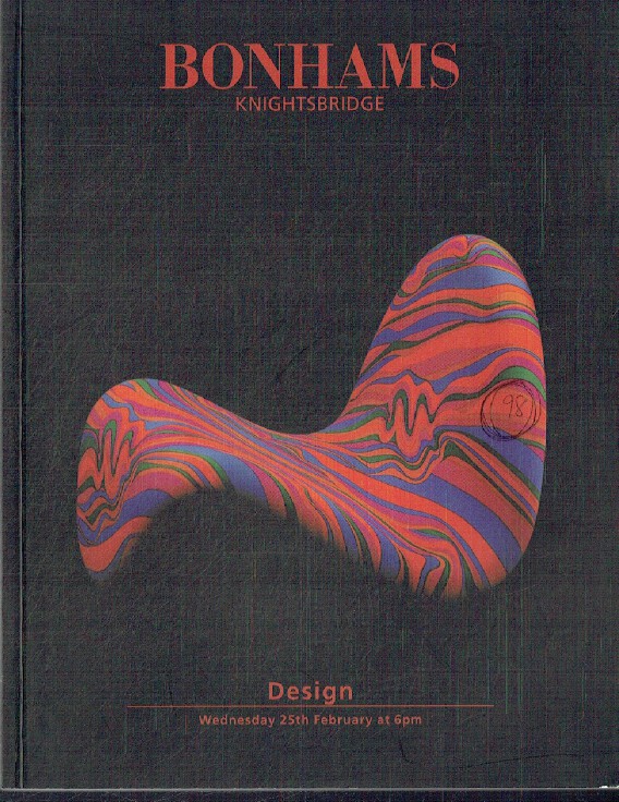 Bonhams February 1998 Design Bonhams February 1998 Design