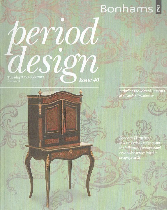 Bonhams October 2012 Period Design Bonhams October 2012 Period Design