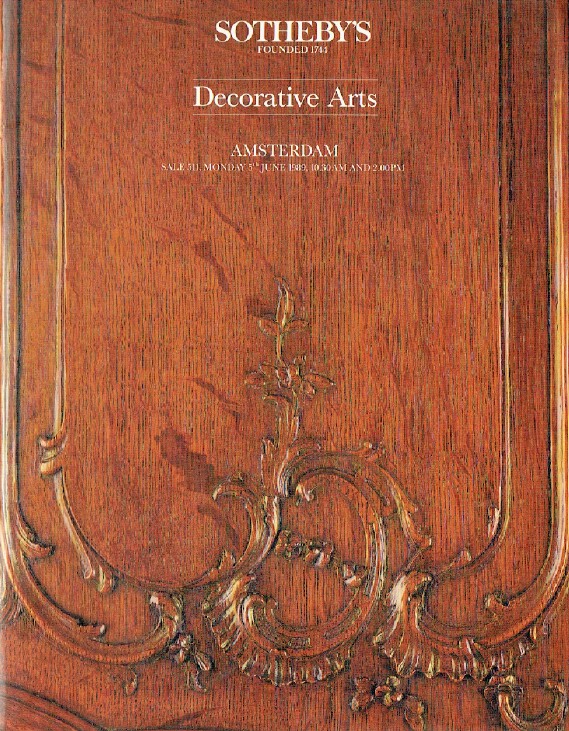 Sothebys June 1989 Decorative Arts