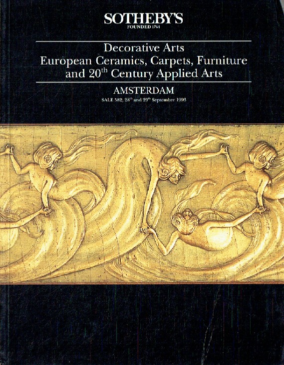 Sothebys September 1993 Decorative Arts European Ceramics & 20th C. Applied Arts