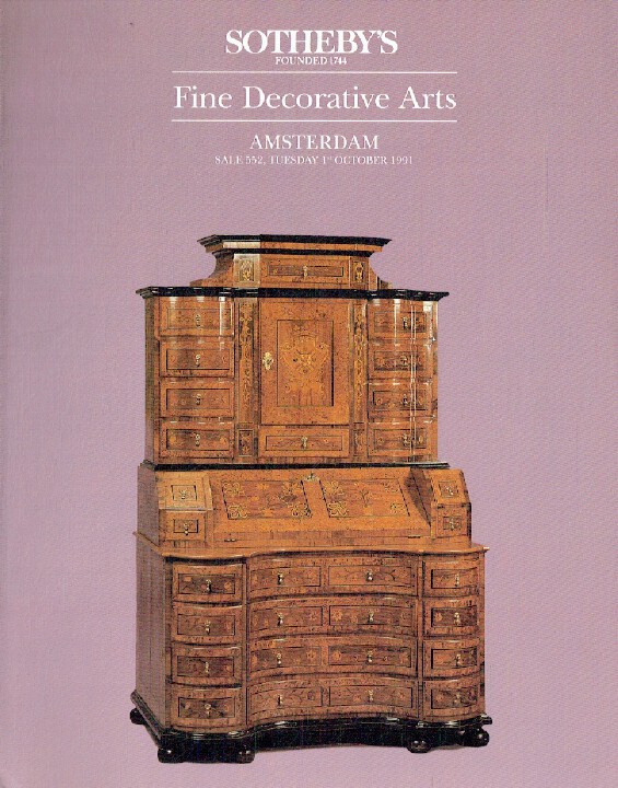 Sothebys October 1991 Fine Decorative Arts