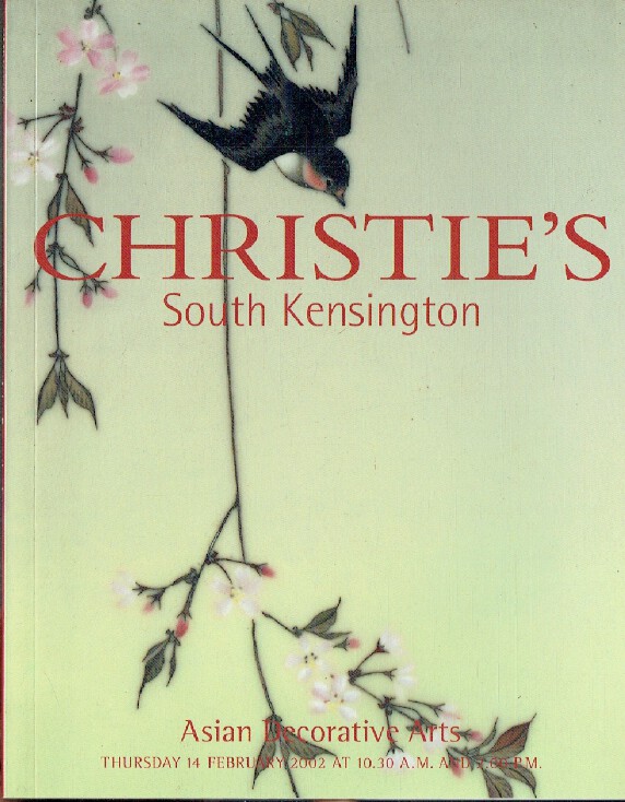 Christies February 2002 Asian Decorative Arts