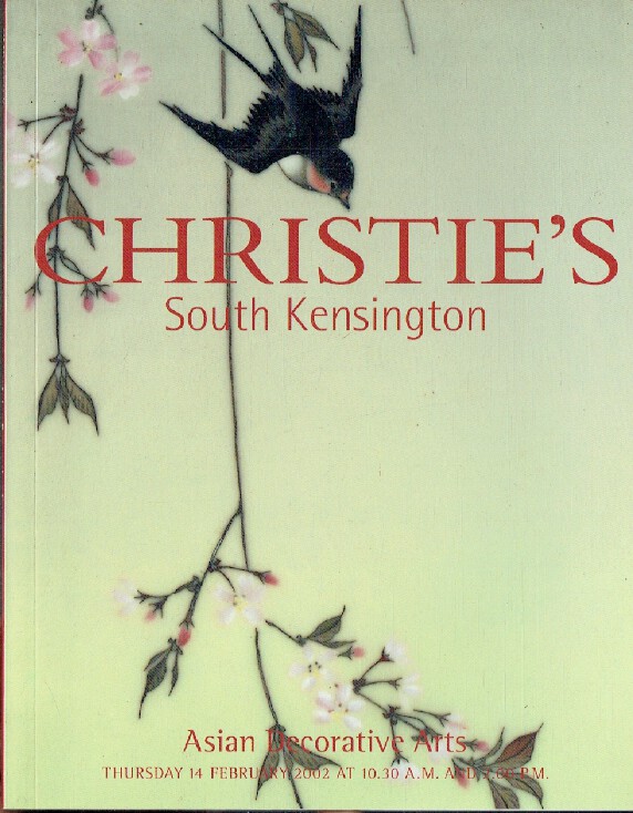 Christies February 2002 Asian Decorative Arts