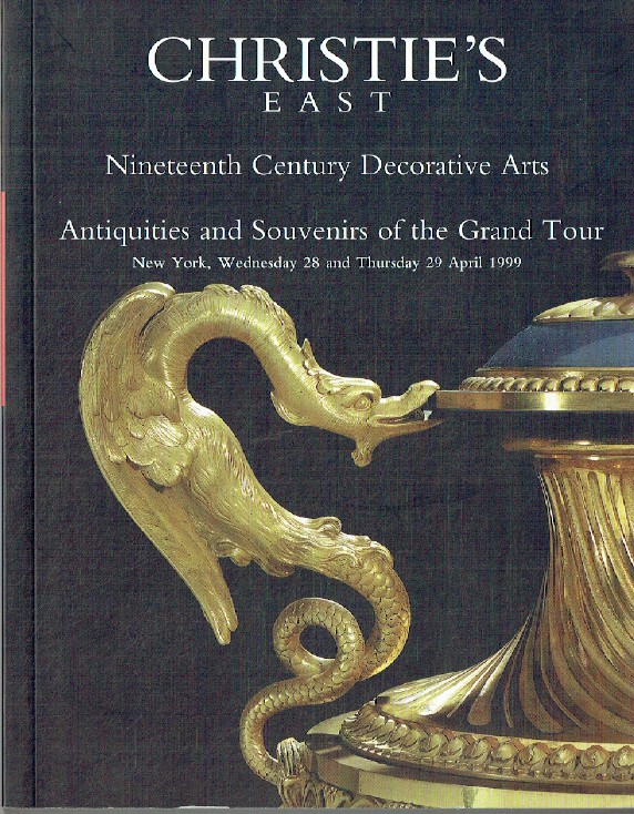 Christies April 1999 19th Century Decorative Arts , Antiquities & Souvenirs