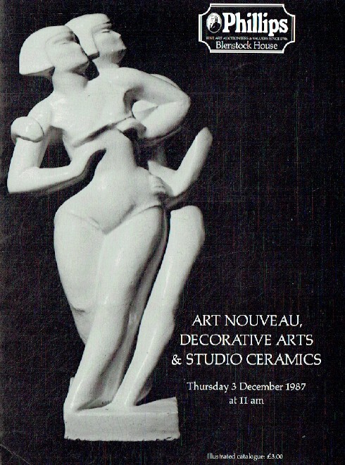 Phillips December 1987 Art Nouveau Decorative Arts, Studio Ceramics