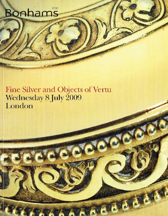 Bonhams July 2009 Fine Silver & Objects of Vertu