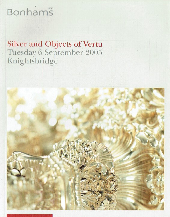 Bonhams September 2005 Silver & Objects of Vertu