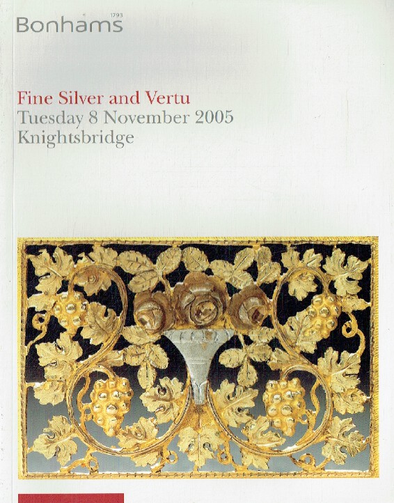 Bonhams July 2004 Fine Silver & Objects of Vertu