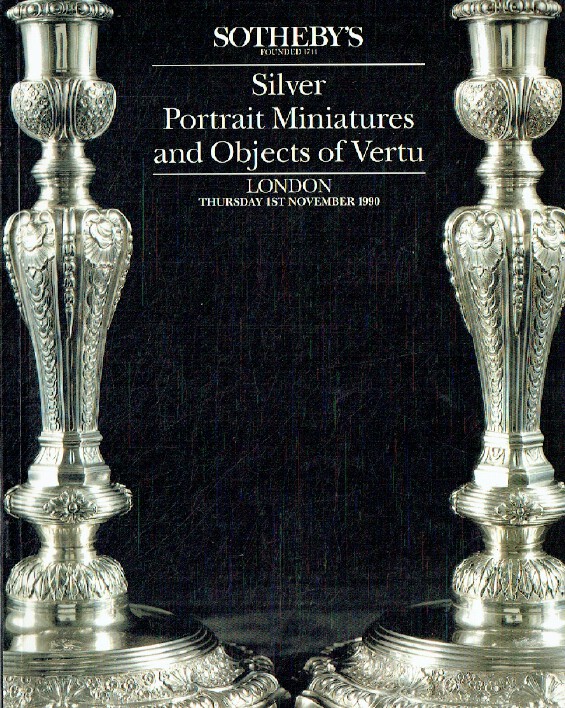 Sothebys November 1990 Silver, Portrait Miniatures & Objects of Vertu