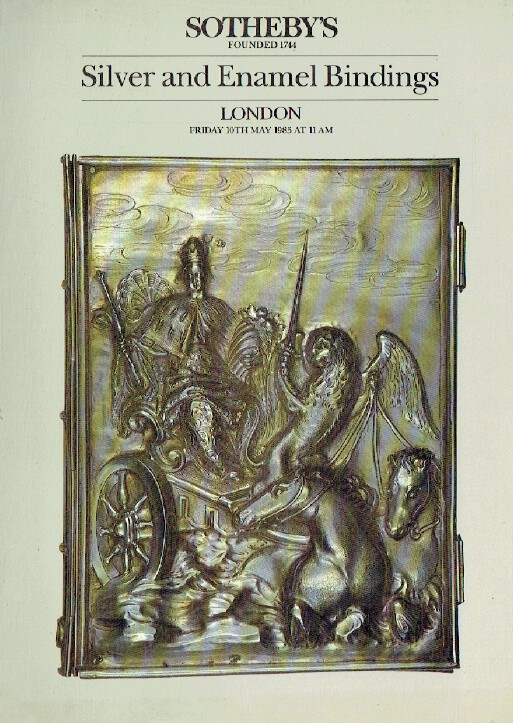 Sothebys May 1985 Silver & Enamel Bindings