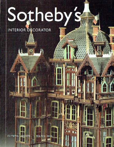 Sothebys March 2003 Interior Decorator - Click Image to Close