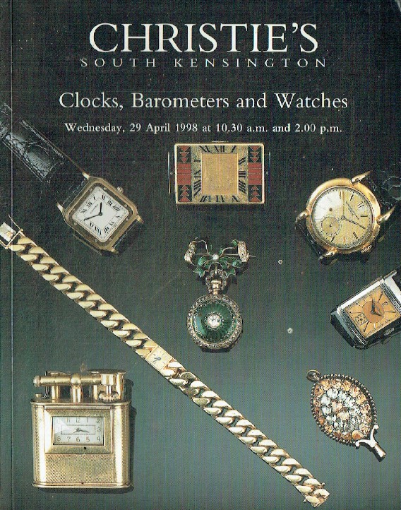 Christies April 1998 Clocks, Barometers & Watches