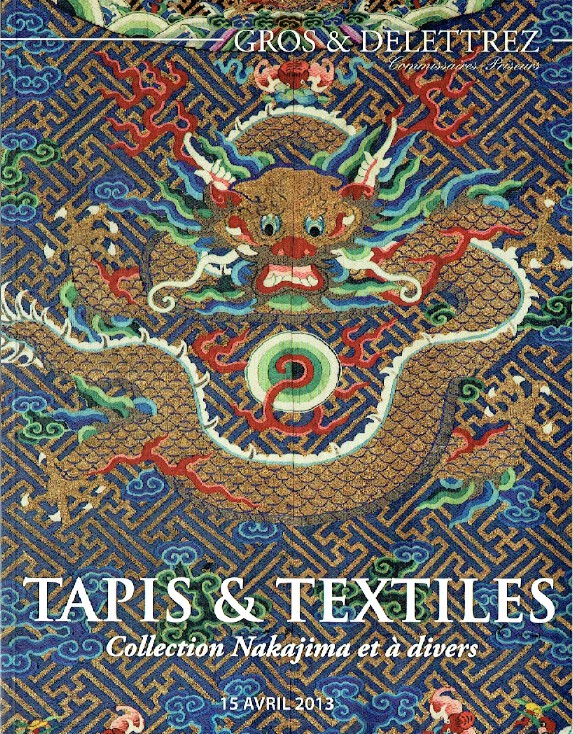 Gros & Delettrez April 2013 Carpets & Textiles Collection Nakajima