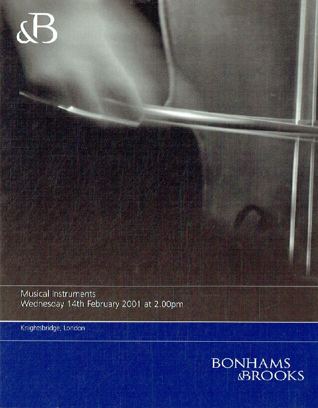 Bonhams & Brooks February 2001 Musical Instruments Bonhams & Brooks February 2001 Musical Instruments