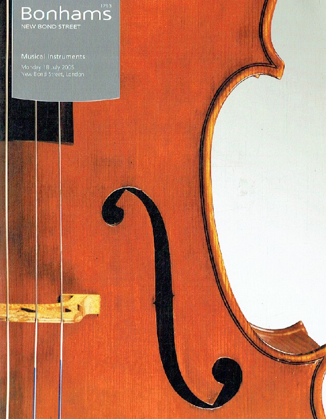 Bonhams July 2005 Musical Instruments - Click Image to Close