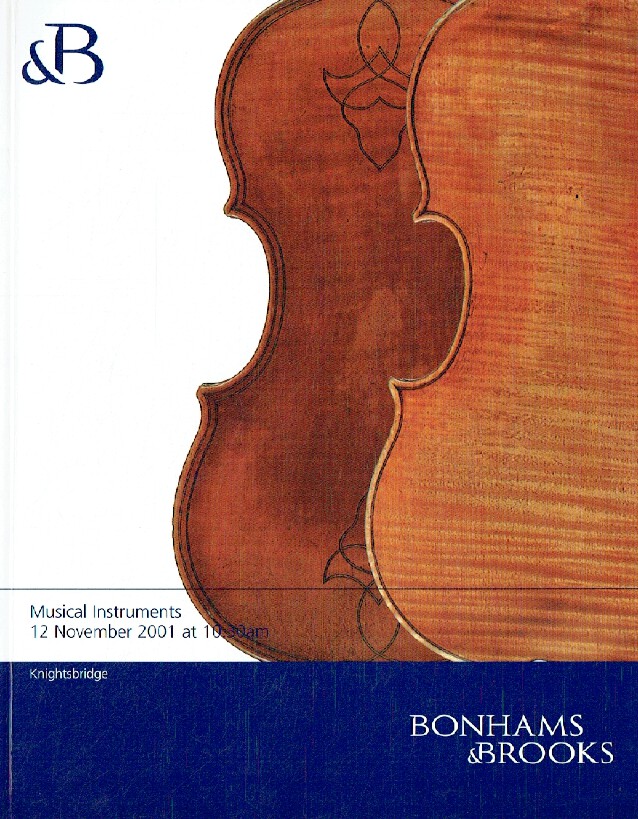 Bonhams & Brooks November 2001 Musical Instruments - Click Image to Close