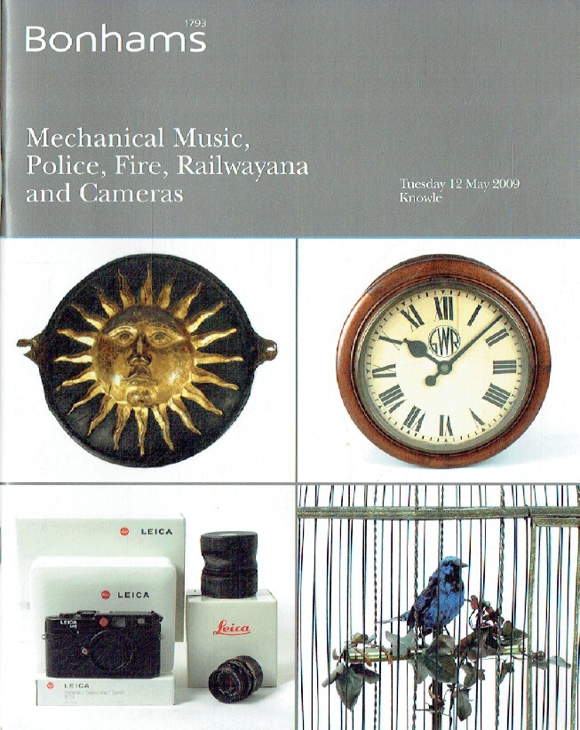 Bonhams March 2004 Mechanical Music, Railwayana & Cameras