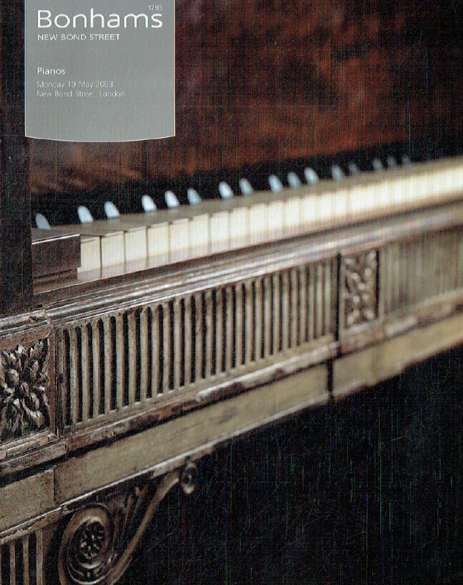 Bonhams May 2003 Pianos