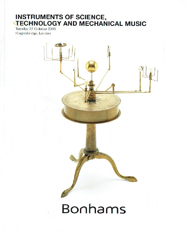 Bonhams October 2015 Instruments of Science, Technology & Mechanical Music - Click Image to Close