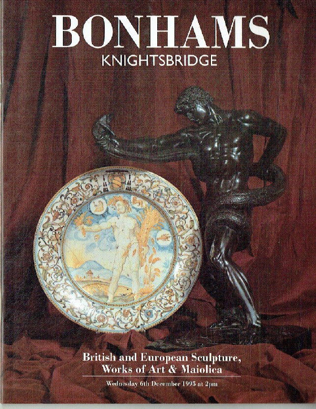 Bonhams December 1995 British & European Sculpture, WOA & Maiolica