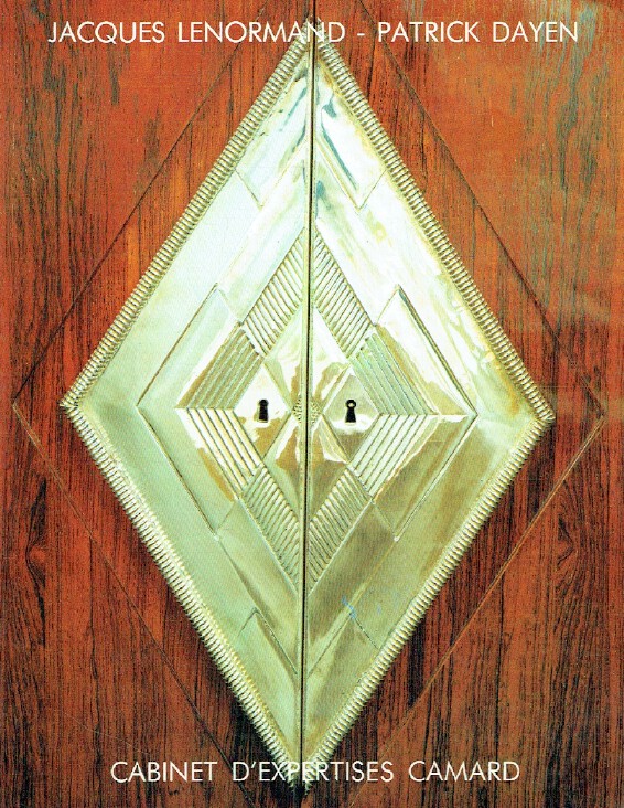 Lenormand-Dayen-Camard June 1991 Art Nouveau, Art Deco & Modern Paintings