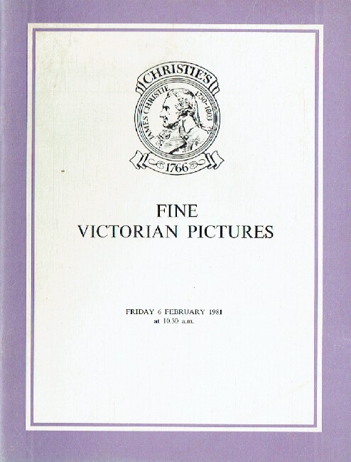 Christies February 1981 Fine Victorian Pictures