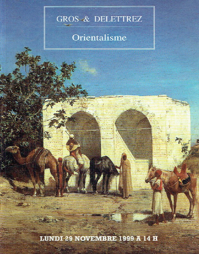 Gros & Delettrez November 1999 Orientalist Paintings