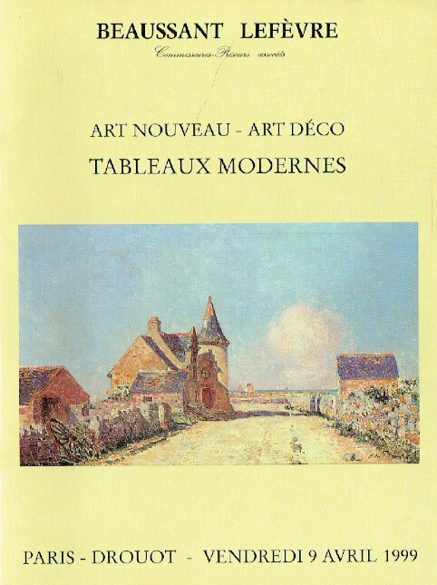 Beaussant Lefevre April 1999 Art Nouveau, Art Deco & Modern Paintings