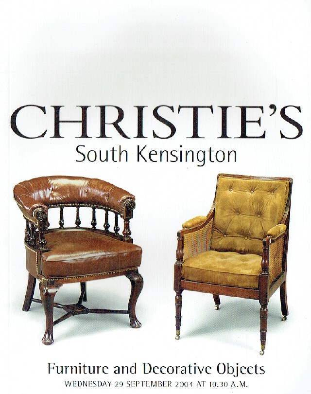 Christies September 2004 Furniture & Decorative Objects
