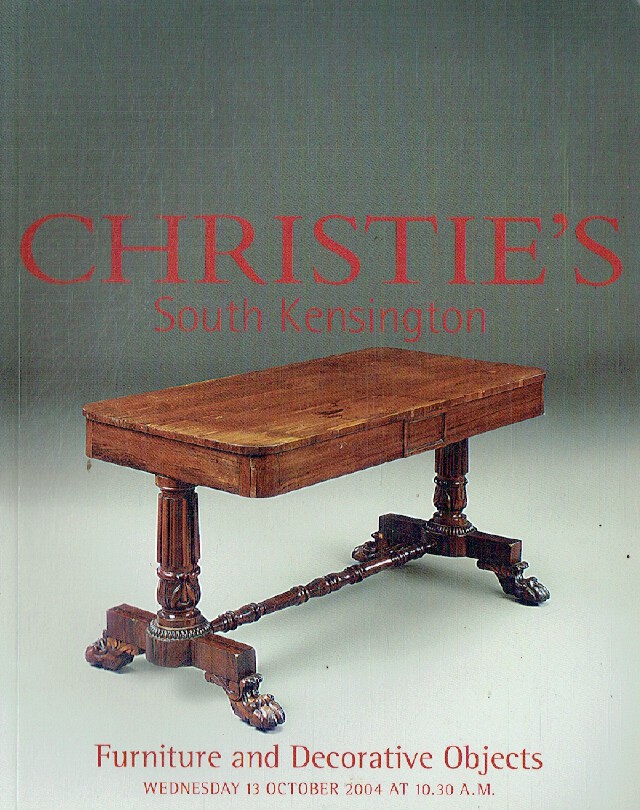 Christies October 2004 Furniture & Decorative Objects