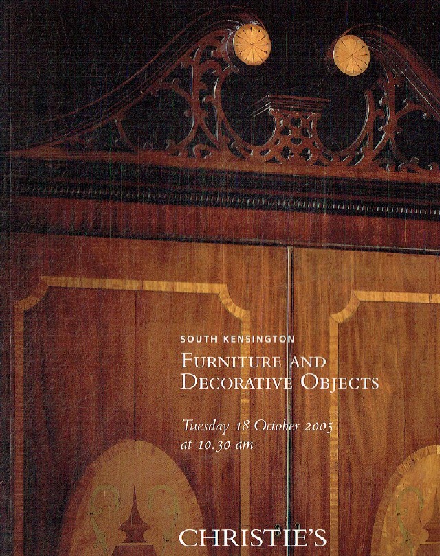 Christies October 2005 Furniture & Decorative Objects (Digital only)