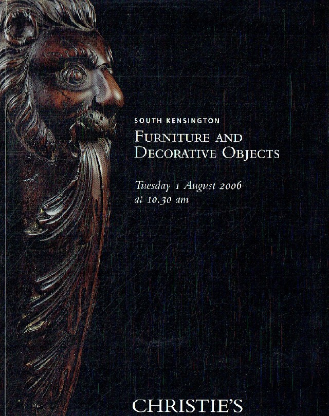 Christies August 2006 Furniture & Decorative Objects