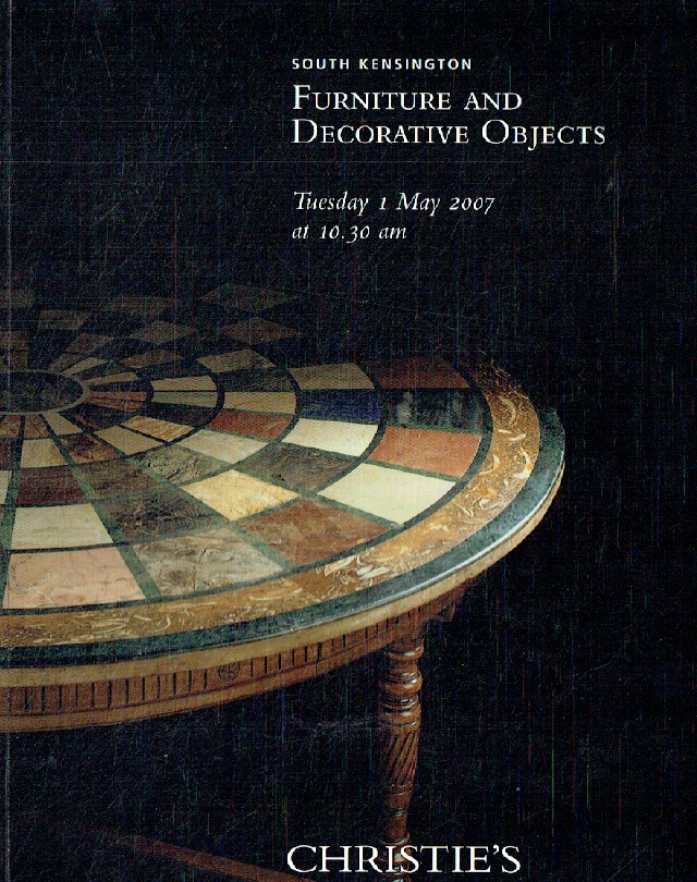 Christies May 2007 Furniture & Decorative Objects (Digital only)