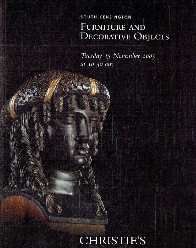 Christies November 2005 Furniture & Decorative Objects