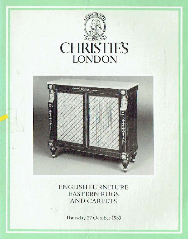 Christies October 1983 English Furniture, Eastern Rugs and Carpets