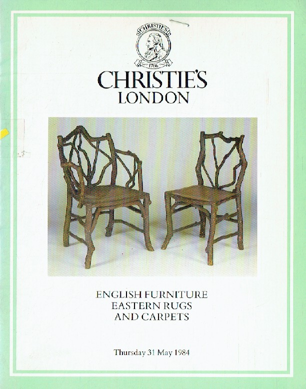 Christies May 1984 English Furniture, Eastern Rugs and Carpets