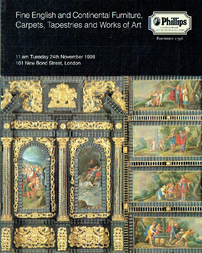 Phillips November 1998 Fine English & Continental Furniture and Carpets Tapestri