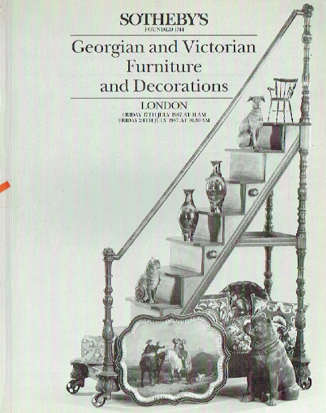 Sothebys July 1987 Georgian & Victorian Furniture and Decorations
